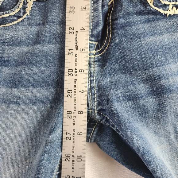 Vigoss Medium Wash Heritage Fit Boot Cut  Size 4 EUC - Picture 10 of 16